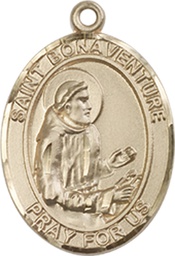 [8085KT] 14kt Gold Saint Bonaventure Medal