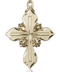 [6060KT] 14kt Gold Cross Medal