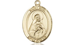 [8094KT] 14kt Gold Saint Rita of Cascia Medal