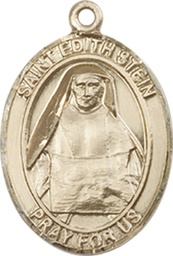 [8103KT] 14kt Gold Saint Edith Stein Medal
