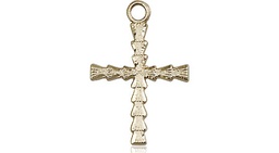 [6069KT] 14kt Gold Cross Medal