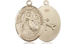 [8057GF] 14kt Gold Filled Saint Joseph of Cupertino Medal