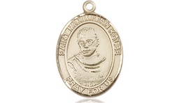 [8073GF] 14kt Gold Filled Saint Maximilian Kolbe Medal