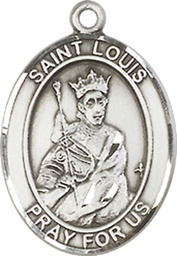 [8081SS] Sterling Silver Saint Louis Medal