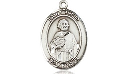 [8083SS] Sterling Silver Saint Philip the Apostle Medal
