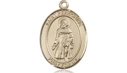 [8088GF] 14kt Gold Filled Saint Peregrine Laziosi Medal