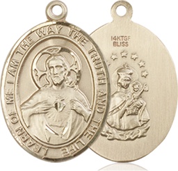 [8098GF] 14kt Gold Filled Scapular Medal