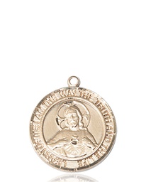 [8098RDKT] 14kt Gold Scapular Medal