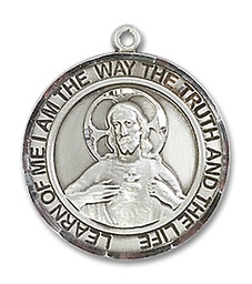 [8098RDSSY] Sterling Silver Scapular Medal