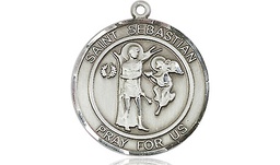 [8100RDSS] Sterling Silver Scapular Medal