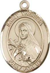 [8106GF] 14kt Gold Filled Saint Theresa Medal