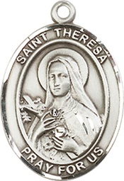 [8106SS] Sterling Silver Saint Theresa Medal