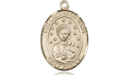 [8115GF] 14kt Gold Filled Our Lady of la Vang Medal