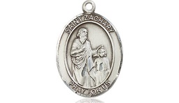 [8116SSY] Sterling Silver Saint Zachary Medal - With Box