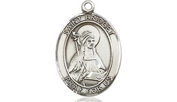 [8122SS] Sterling Silver Saint Bridget of Sweden Medal