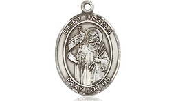 [8127SS] Sterling Silver Saint Ursula Medal
