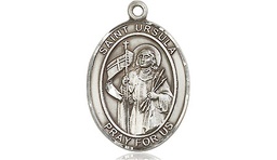 [8127SSY] Sterling Silver Saint Ursula Medal