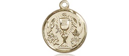 [4203KT] 14kt Gold Communion Chalice Medal