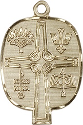 [4234KT] 14kt Gold Presbyterian Medal