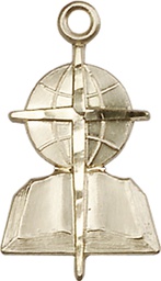 [4238KT] 14kt Gold Southern Baptist Medal