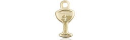 [5614KT] 14kt Gold Chalice Medal