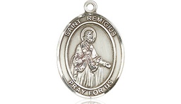 [8274SS] Sterling Silver Saint Remigius of Reims Medal
