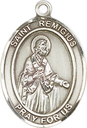 [8274SS] Sterling Silver Saint Remigius of Reims Medal