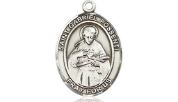 [8279SS] Sterling Silver Saint Gabriel Possenti Medal