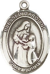 [8281SS] Sterling Silver Blessed Caroline Gerhardinger Medal