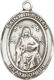 [8286SS] Sterling Silver Saint Deborah Medal