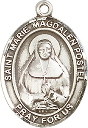 [8294SS] Sterling Silver Marie Magdalen Postel Medal