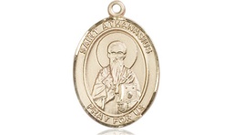 [8296GF] 14kt Gold Filled Saint Athanasius Medal