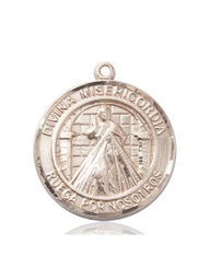 [7366RDSPKT] 14kt Gold Divina Misericordia Medal