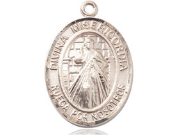 [7366SPKT] 14kt Gold Divina Misericordia Medal