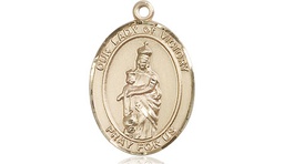 [8306GF] 14kt Gold Filled Our Lady of Victory Medal