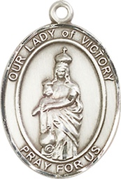 [8306SS] Sterling Silver Our Lady of Victory Medal