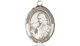 [8308SS] Sterling Silver Saint Finnian of Clonard Medal