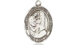 [8311SS] Sterling Silver Saint Elizabeth of the Visitation Medal