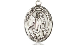[8317SS] Sterling Silver Saint Anthony of Egypt Medal