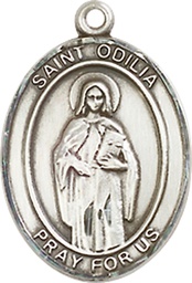 [8319SS] Sterling Silver Saint Odilia Medal