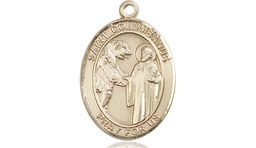 [8321GF] 14kt Gold Filled Saint Columbanus Medal