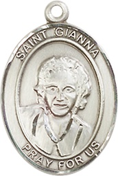 [8322SS] Sterling Silver Saint Gianna Medal