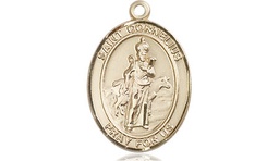 [8325GF] 14kt Gold Filled Saint Cornelius Medal