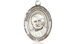 [8328SS] Sterling Silver Saint Arnold Janssen Medal