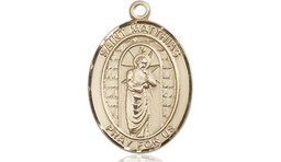 [8331GF] 14kt Gold Filled Saint Matthias the Apostle Medal