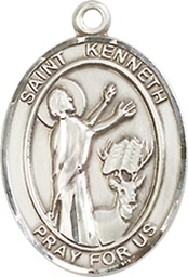 [8332SS] Sterling Silver Saint Kenneth Medal