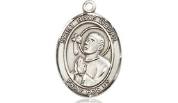 [8334SS] Sterling Silver Saint Rene Goupil Medal