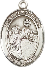 [8339SS] Sterling Silver Saint Nimatullah Medal