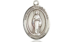 [8345SS] Sterling Silver Virgin of the Globe Medal