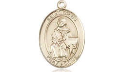 [8349GF] 14kt Gold Filled Saint Giles Medal